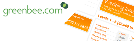 Greenbee - Event Insurance website for John Lewis