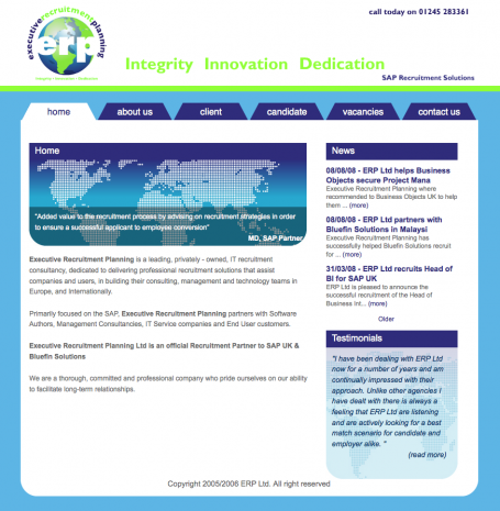 The new and improved ERP website